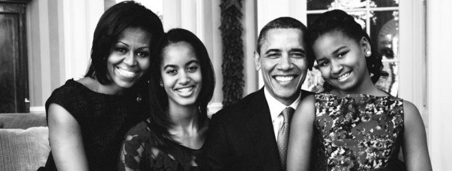 Image result for obama family black and white